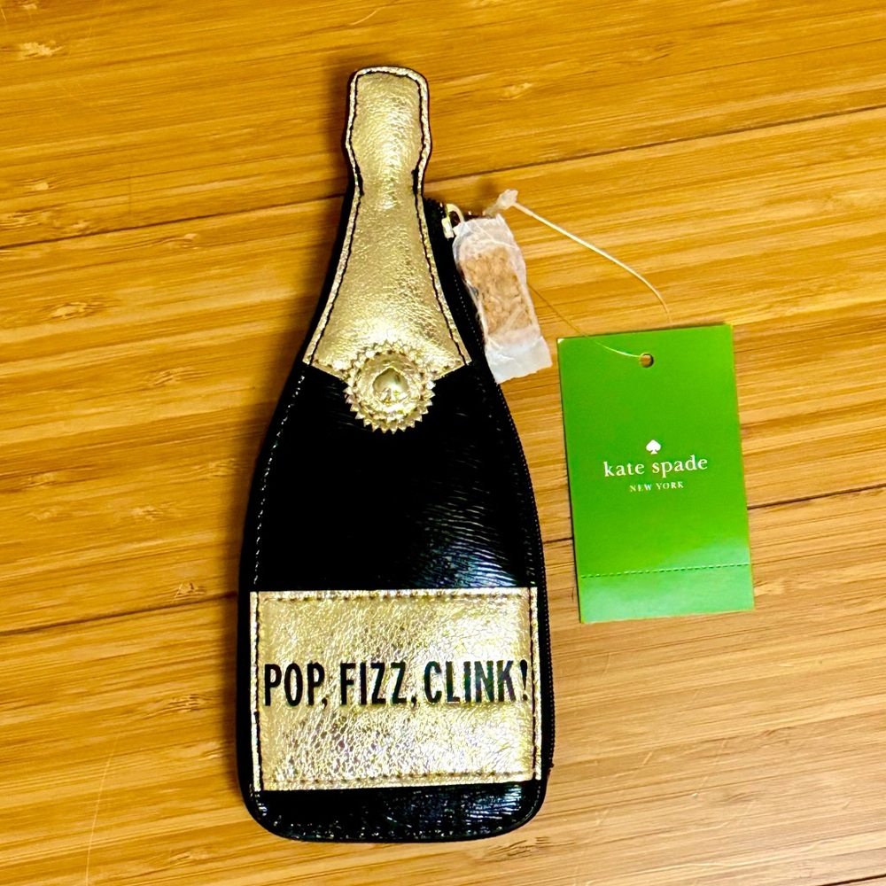 Kate Spade Champagne Coin Purse NEW